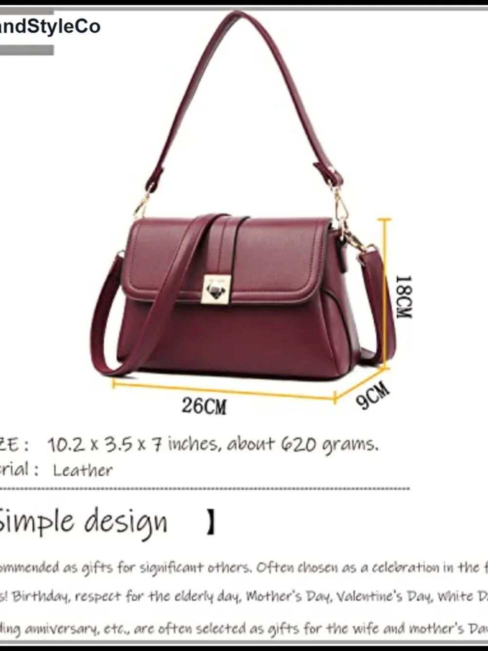 Faux Leather Tassel Crossbody Bag Multi Pockets Shoulder Purse Adjustable Strap